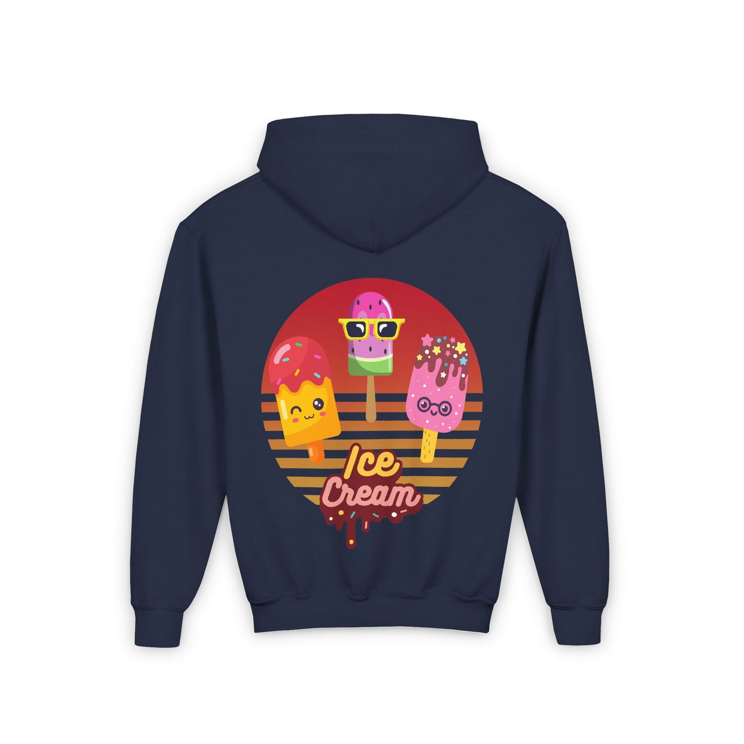 Happy Icecream Hooded sweatshirt