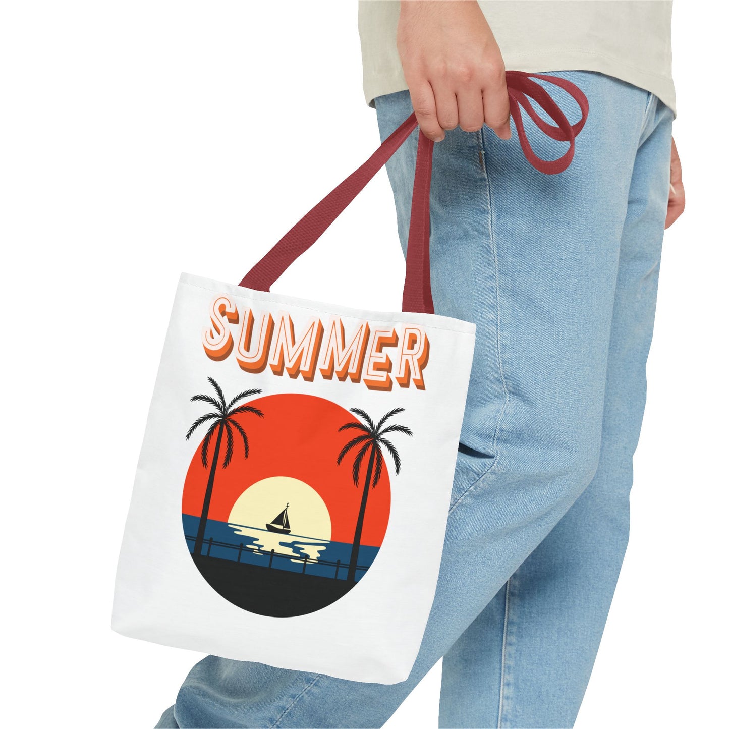 Retro tas "Zomer en strand"