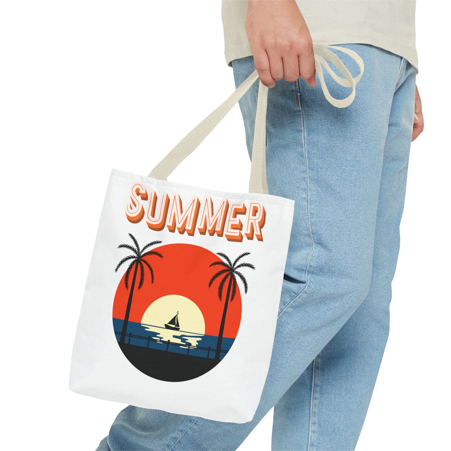 Retro tas "Zomer en strand"