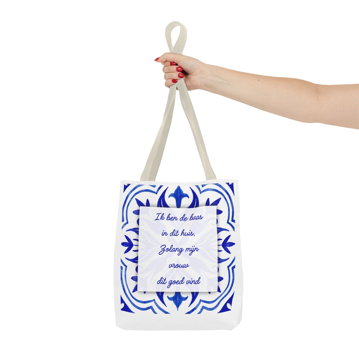 "Huis baas" oud hollandse, tote bag - Leuk cadeau voor koppels