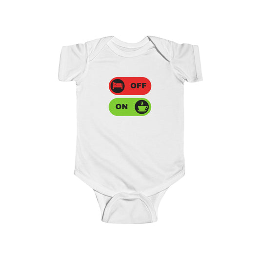 Funny Baby Bodysuit - Sleep Mode ON/OFF | Cute Infant Outfit for Newborns