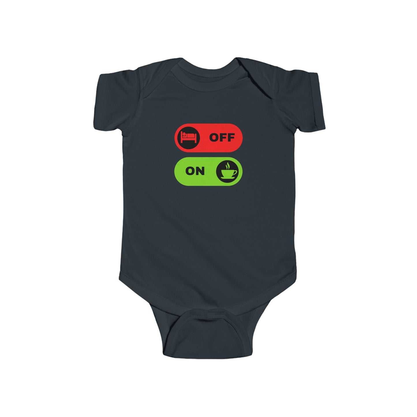 Funny Baby Bodysuit - Sleep Mode ON/OFF | Cute Infant Outfit for Newborns