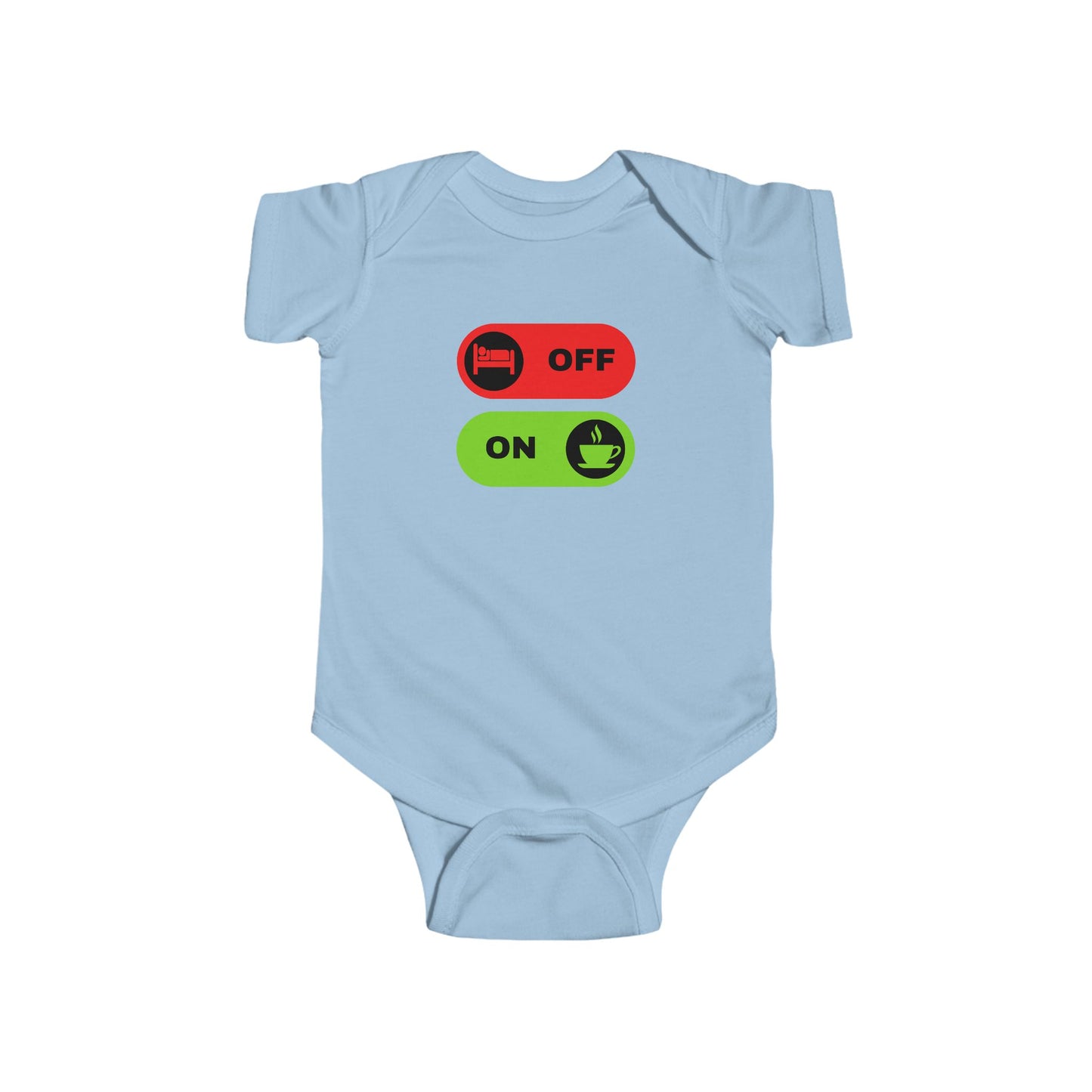 Funny Baby Bodysuit - Sleep Mode ON/OFF | Cute Infant Outfit for Newborns