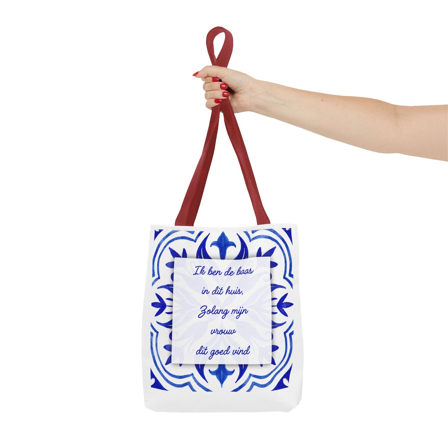 "Huis baas" oud hollandse, tote bag - Leuk cadeau voor koppels