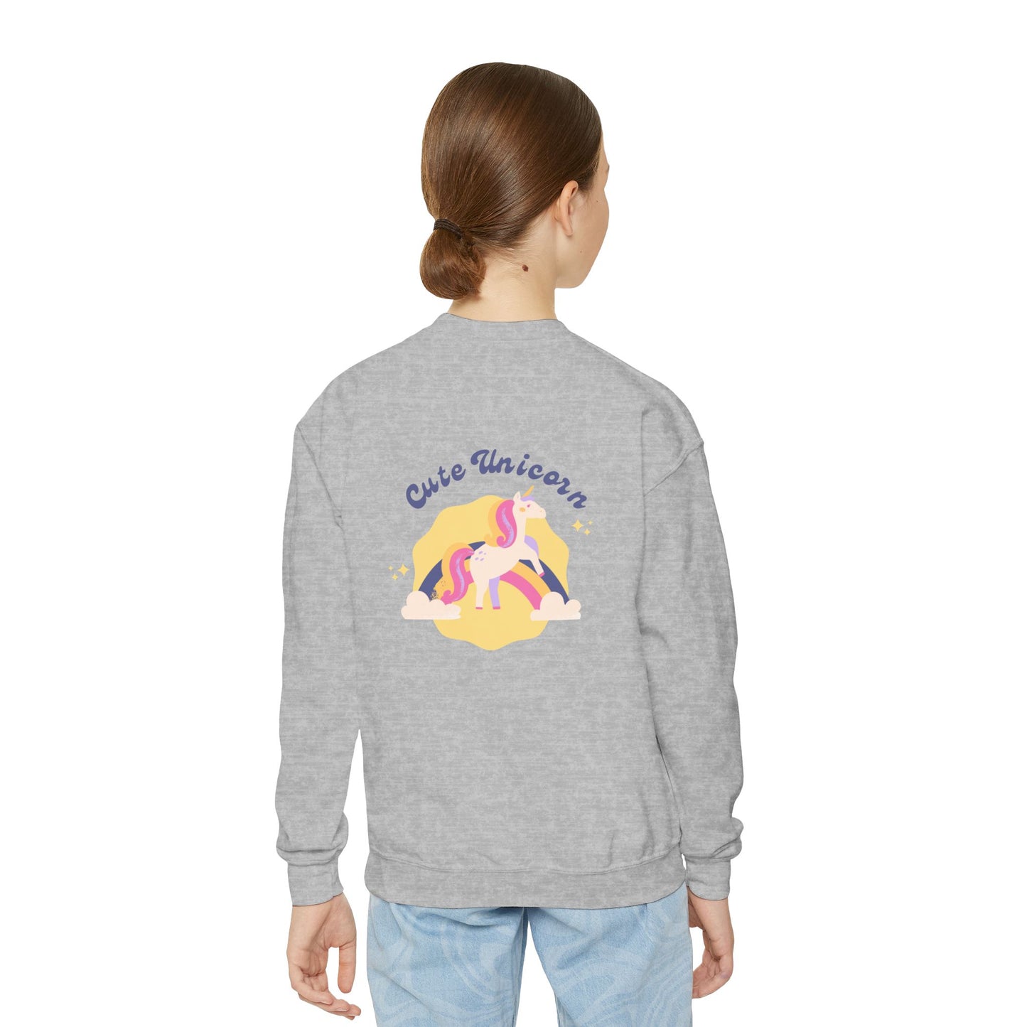 Cute Unicorn Youth Sweatshirt - Cozy & Fun for Kids