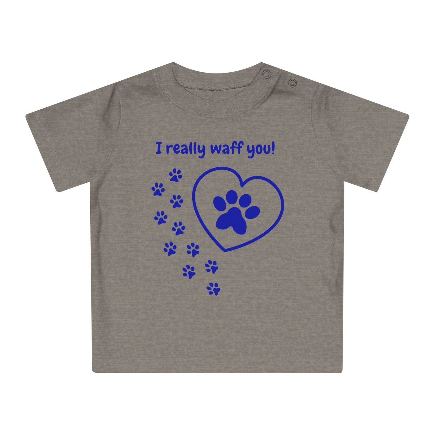 I Really Waff You Baby T-Shirt - Cute Pet Love Tee for Dog Lovers