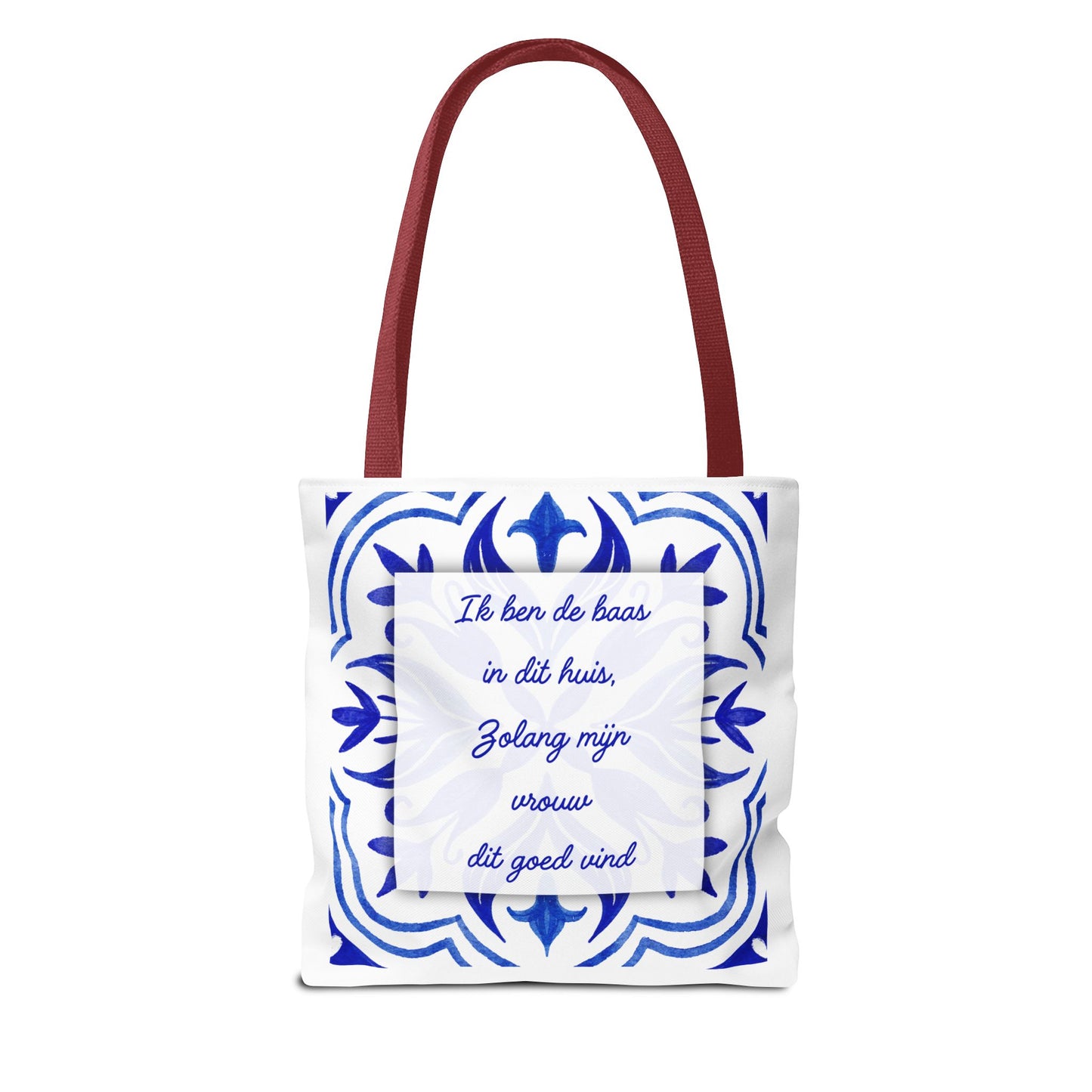 "Huis baas" oud hollandse, tote bag - Leuk cadeau voor koppels