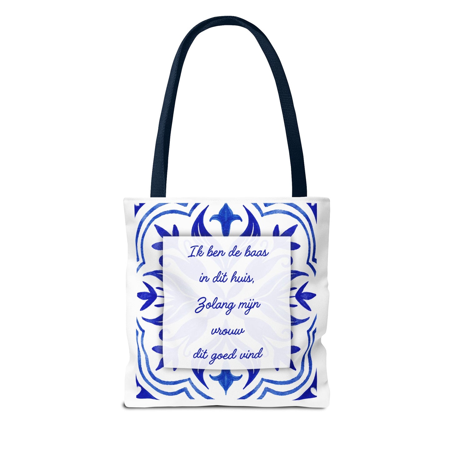 "Huis baas" oud hollandse, tote bag - Leuk cadeau voor koppels