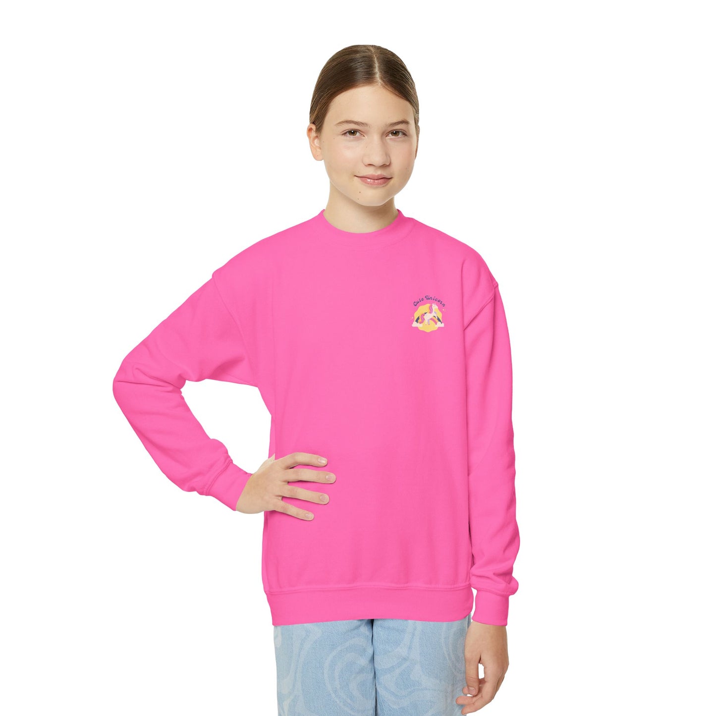 Cute Unicorn Youth Sweatshirt - Cozy & Fun for Kids