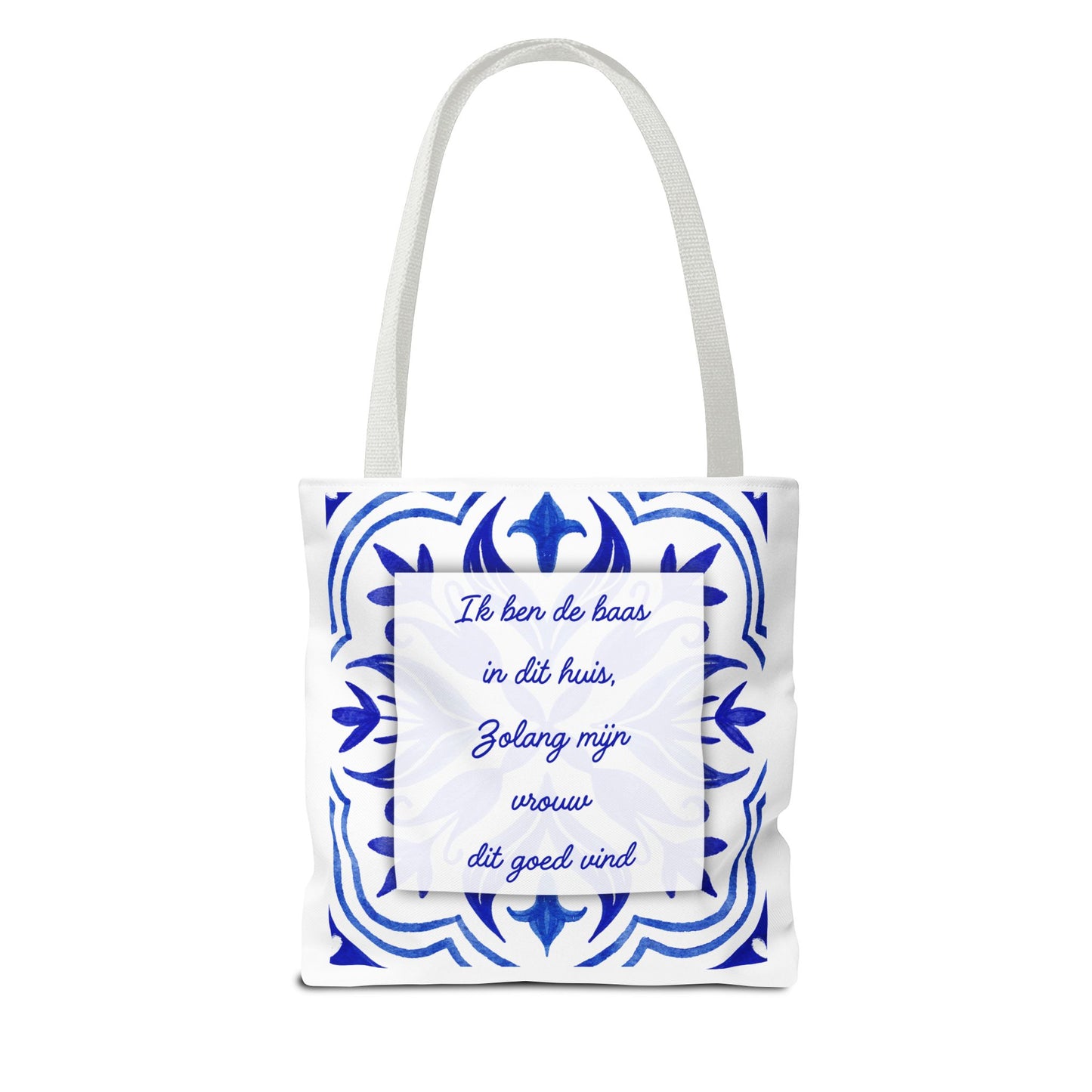 "Huis baas" oud hollandse, tote bag - Leuk cadeau voor koppels