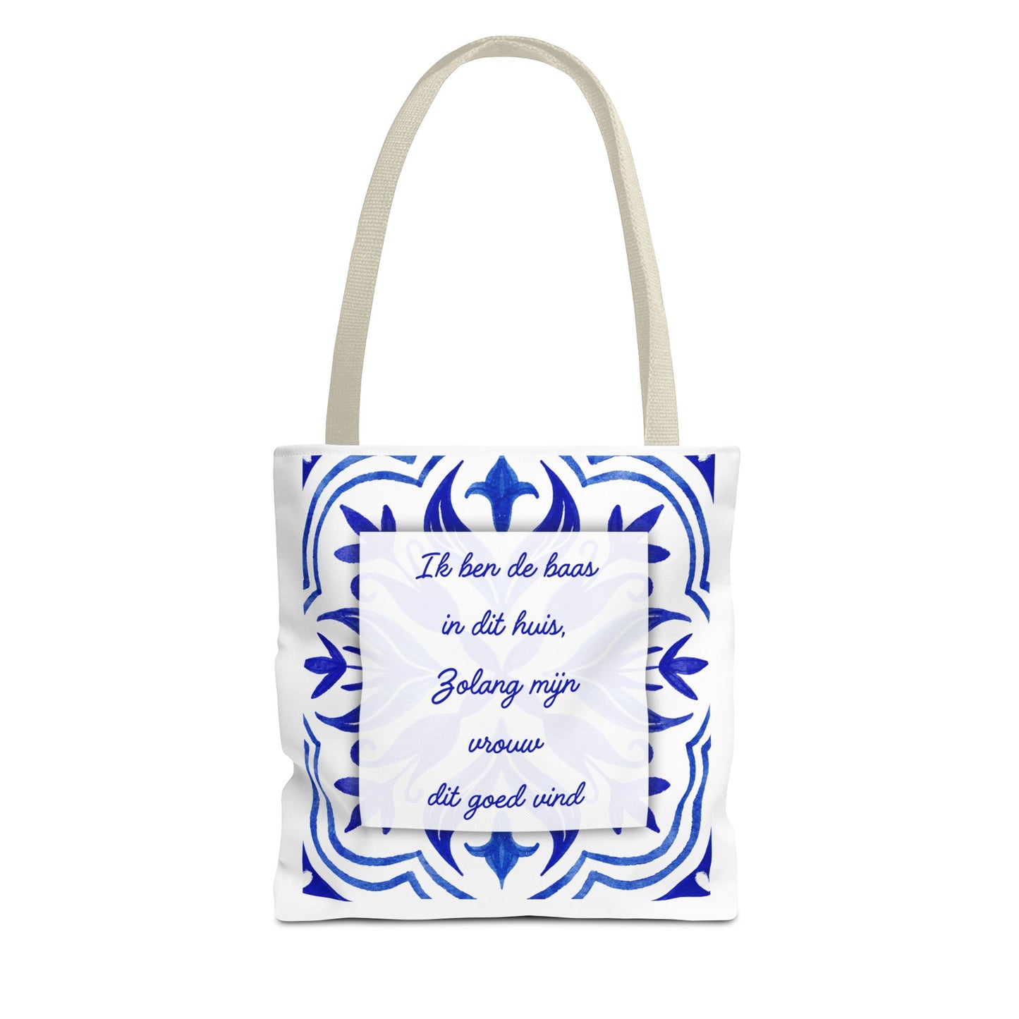 "Huis baas" oud hollandse, tote bag - Leuk cadeau voor koppels