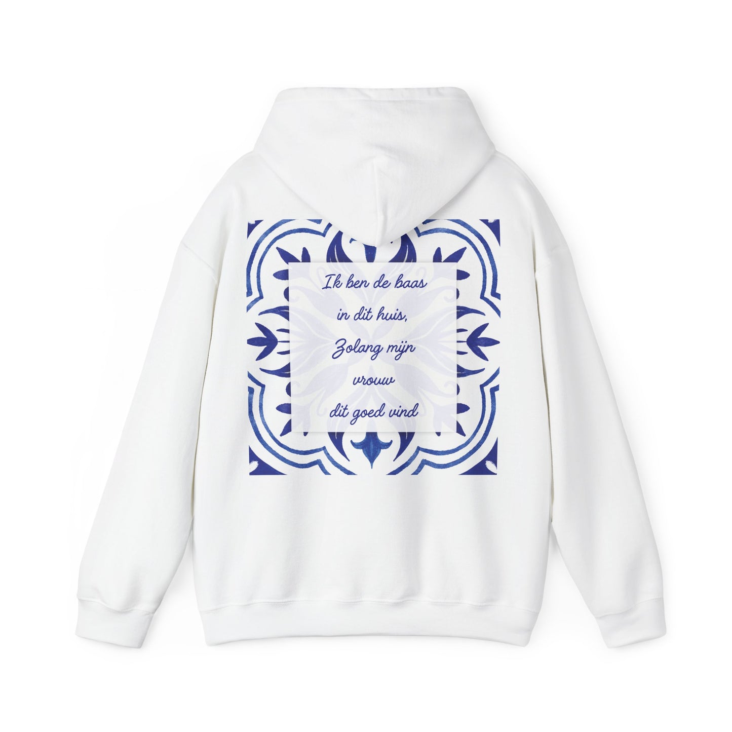 Unisex Hooded Sweatshirt 'zolang mijn vrouw'- Pats Amsterdam - Koningsdag