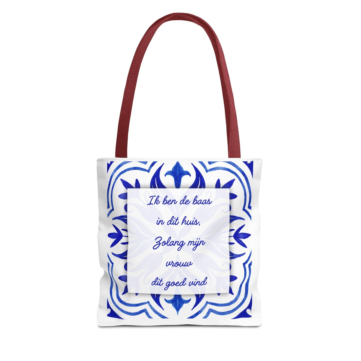 "Huis baas" oud hollandse, tote bag - Leuk cadeau voor koppels