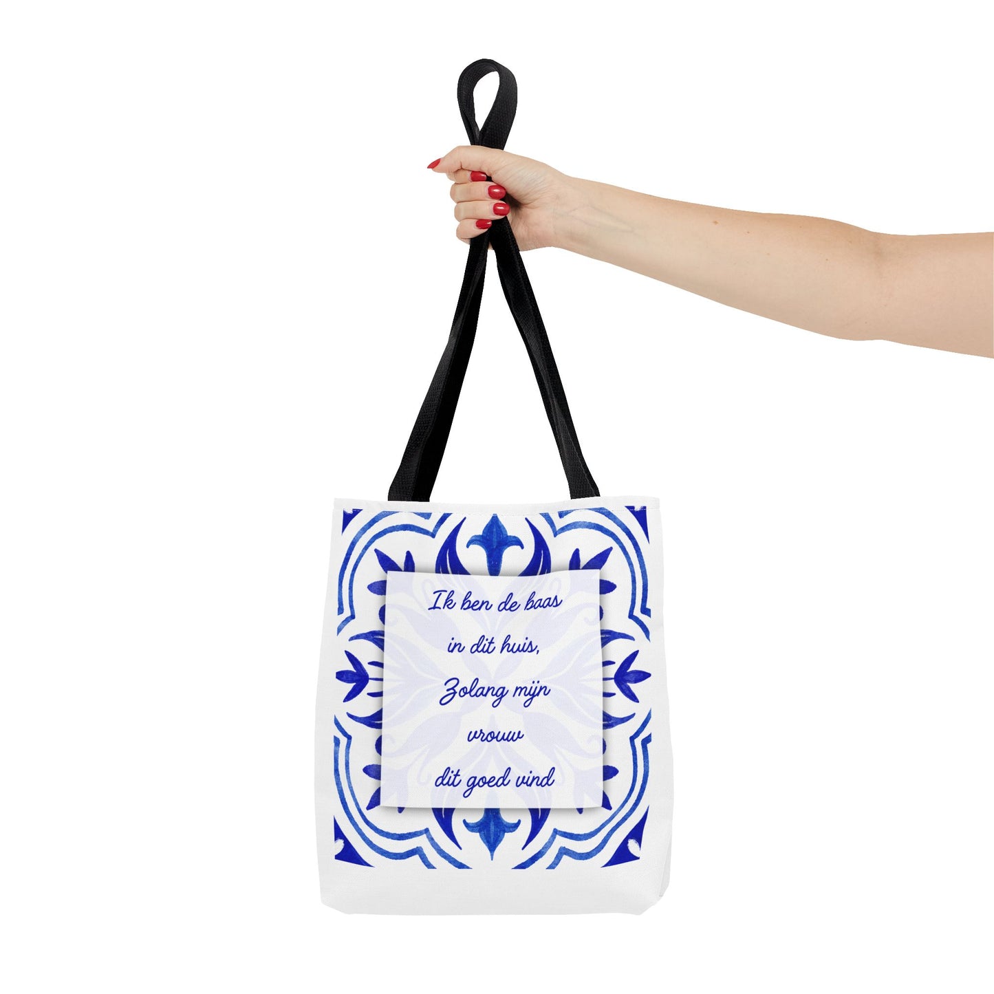 "Huis baas" oud hollandse, tote bag - Leuk cadeau voor koppels