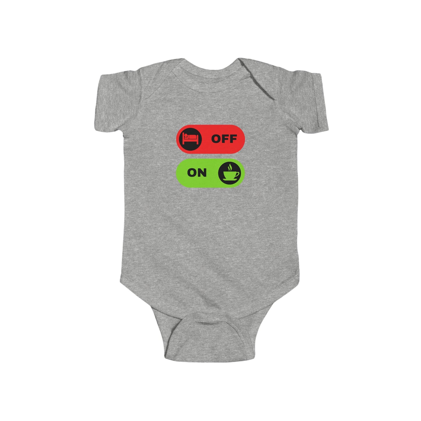 Funny Baby Bodysuit - Sleep Mode ON/OFF | Cute Infant Outfit for Newborns