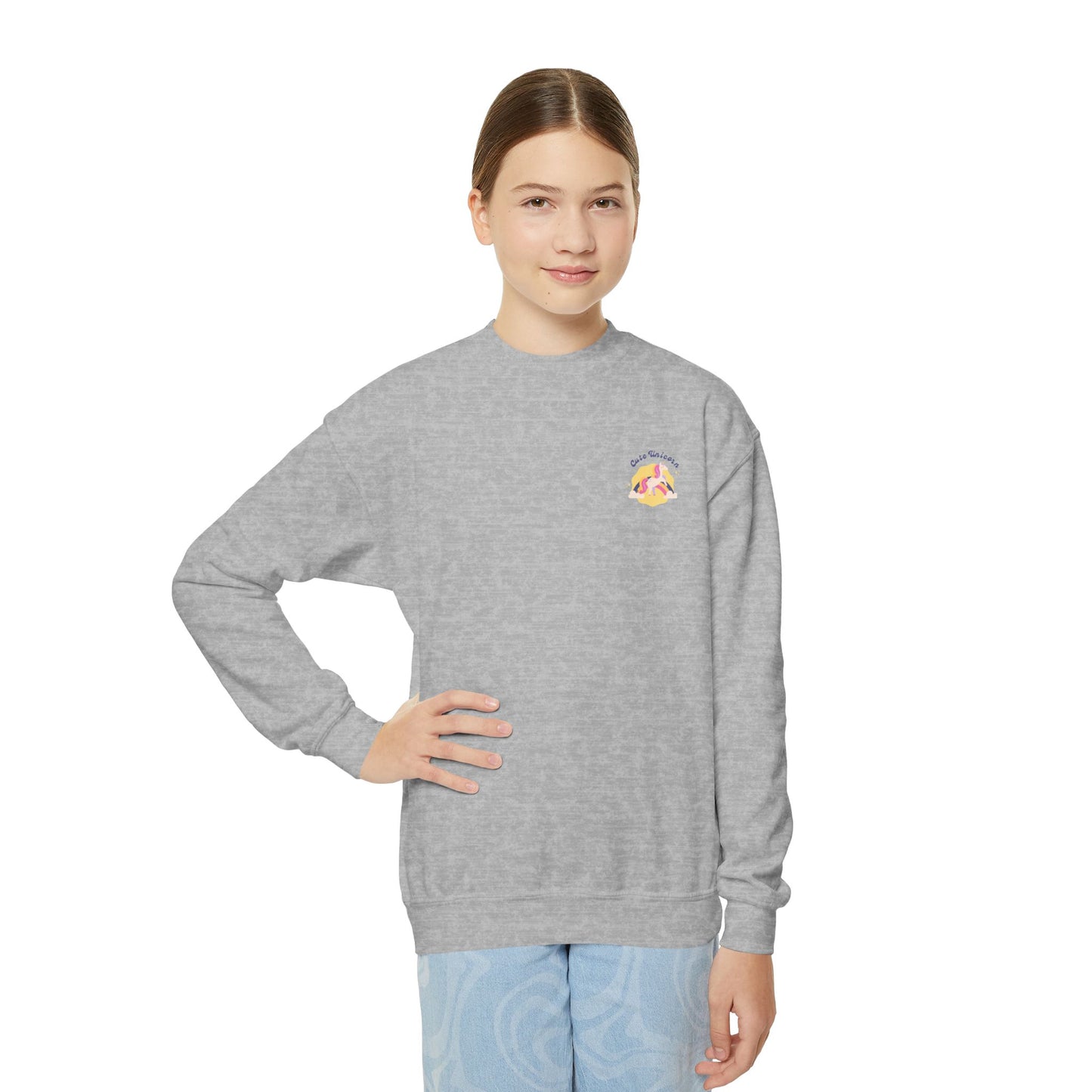 Cute Unicorn Youth Sweatshirt - Cozy & Fun for Kids