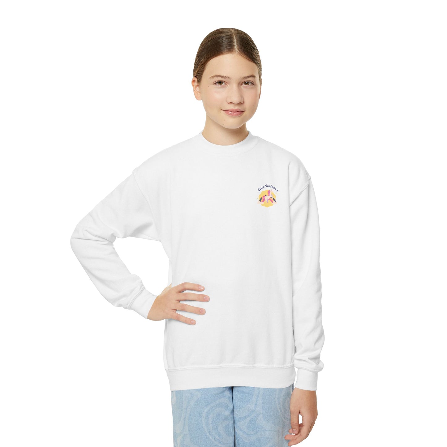 Cute Unicorn Youth Sweatshirt - Cozy & Fun for Kids