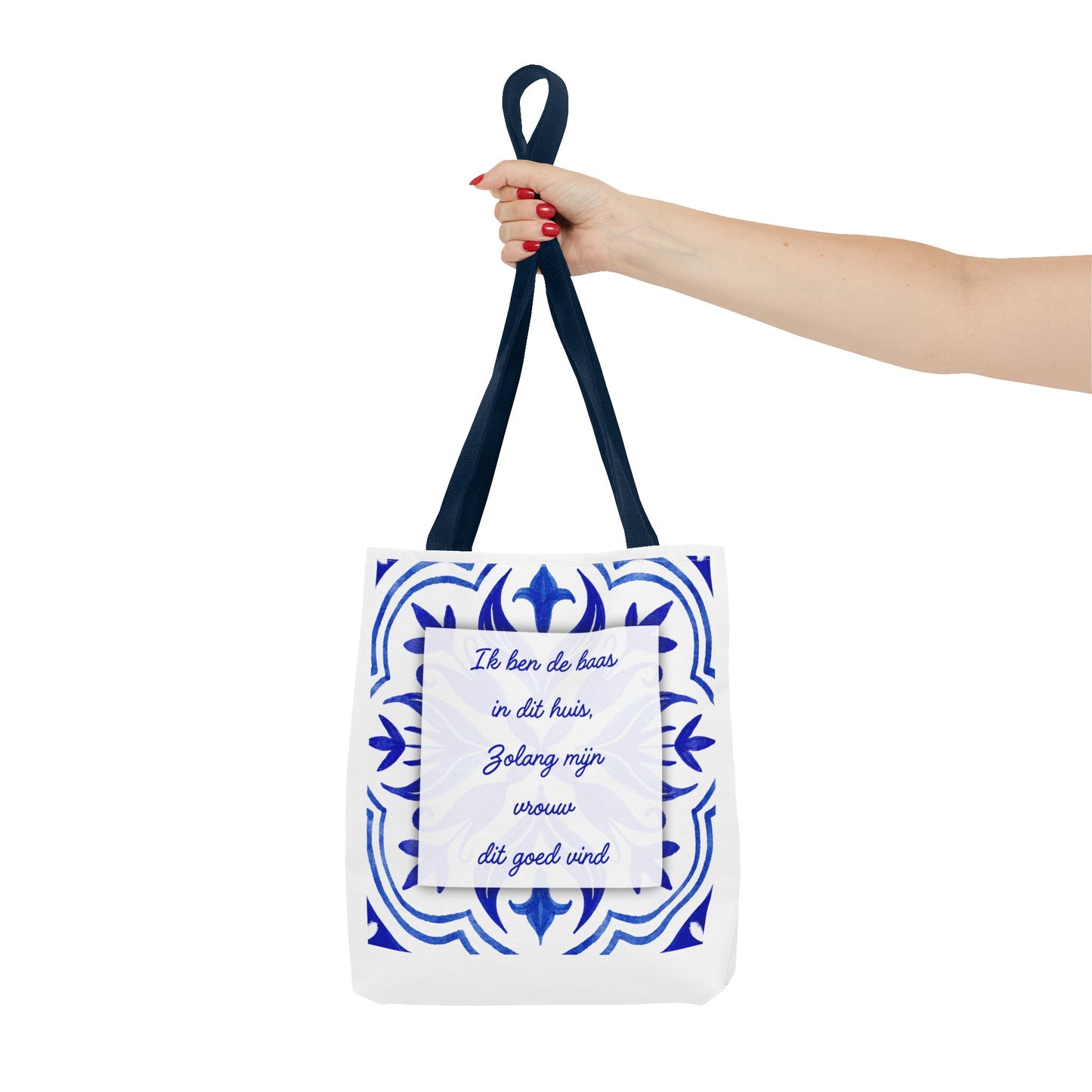 "Huis baas" oud hollandse, tote bag - Leuk cadeau voor koppels