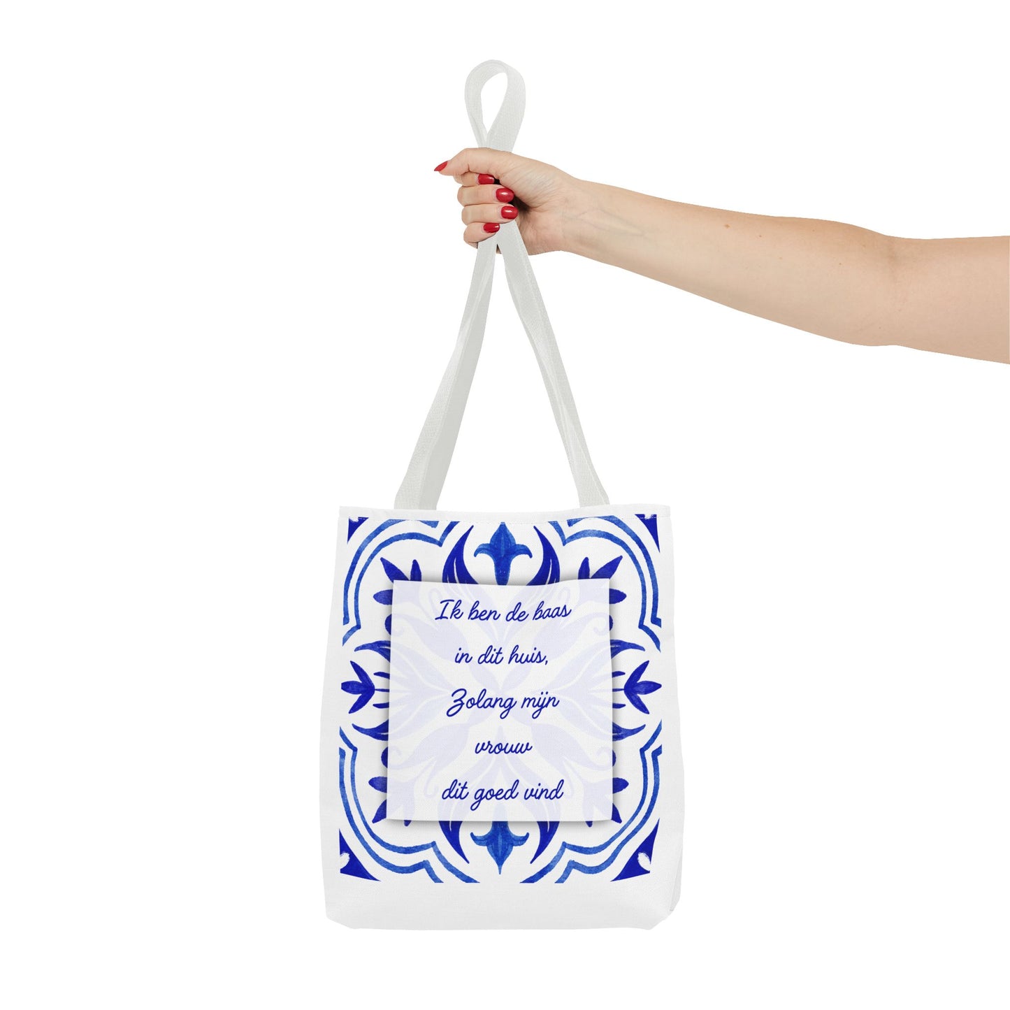 "Huis baas" oud hollandse, tote bag - Leuk cadeau voor koppels