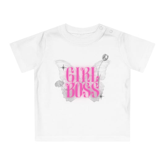 Cute T-Shirt - 'Girl Boss' Butterfly