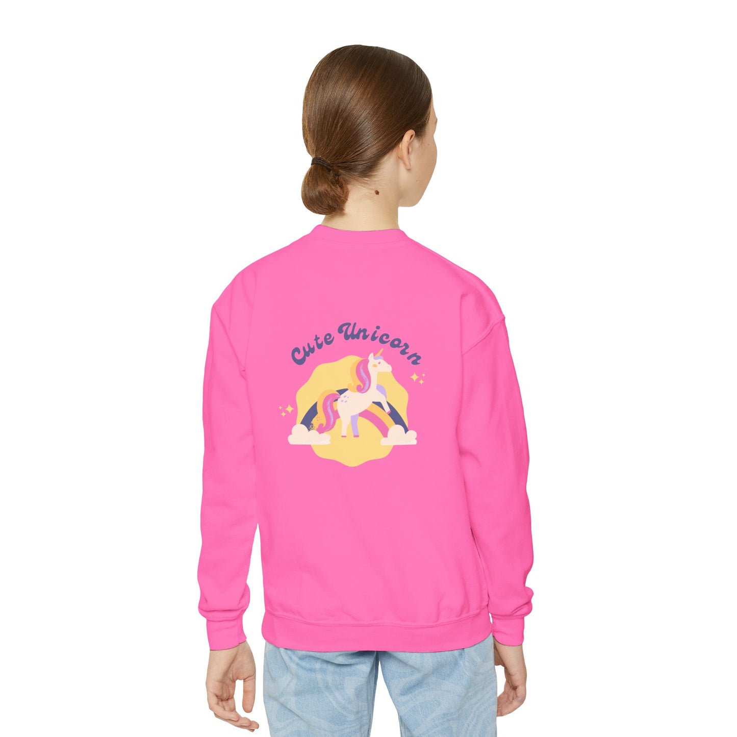 Cute Unicorn Youth Sweatshirt - Cozy & Fun for Kids