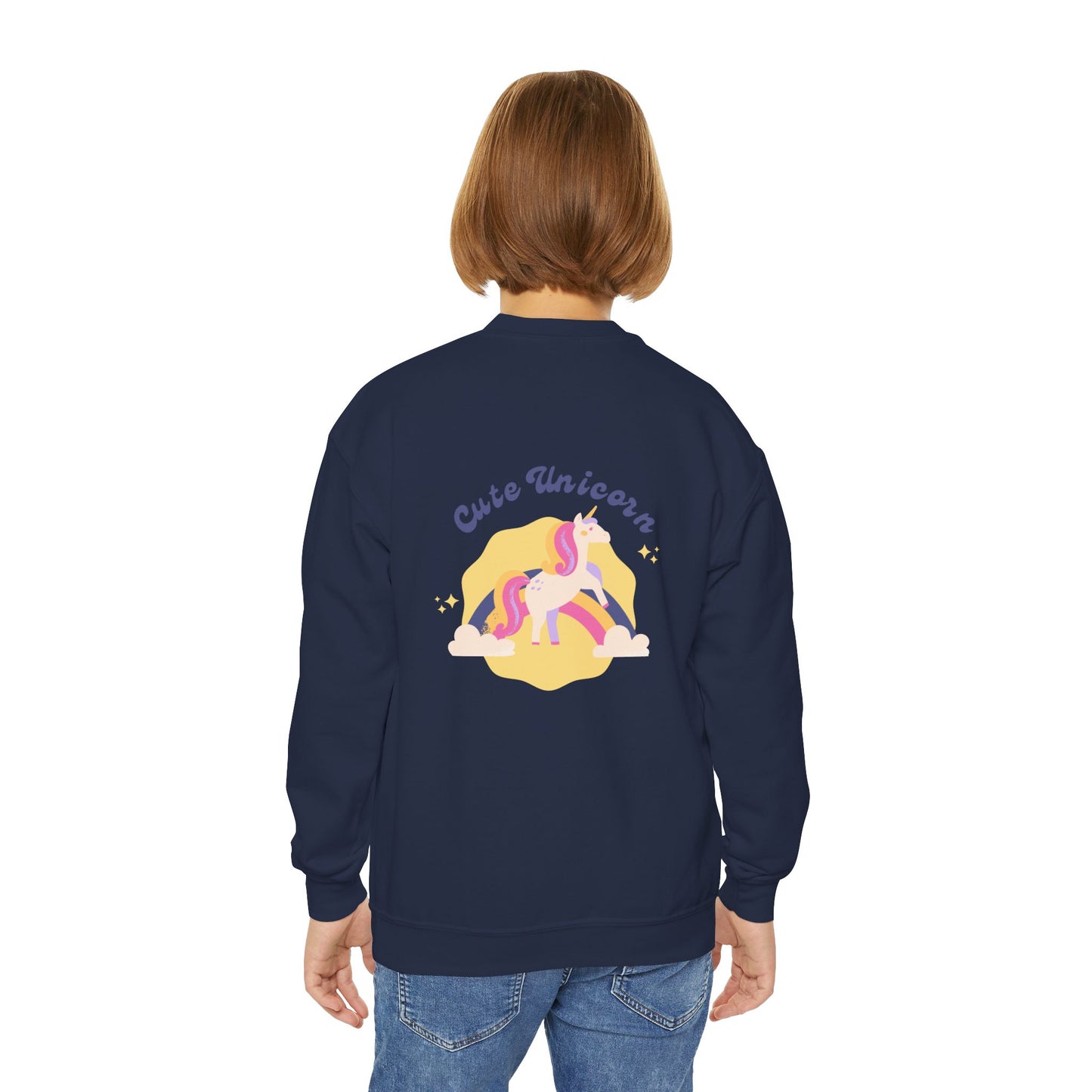 Cute Unicorn Youth Sweatshirt - Cozy & Fun for Kids