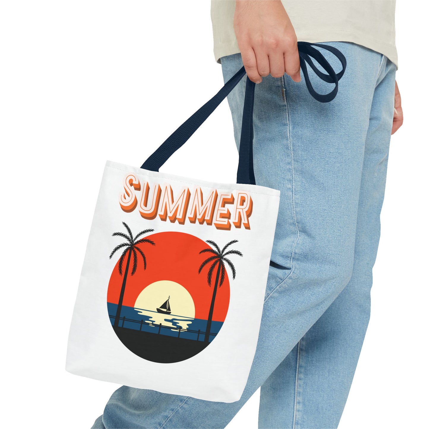 Retro tas "Zomer en strand"