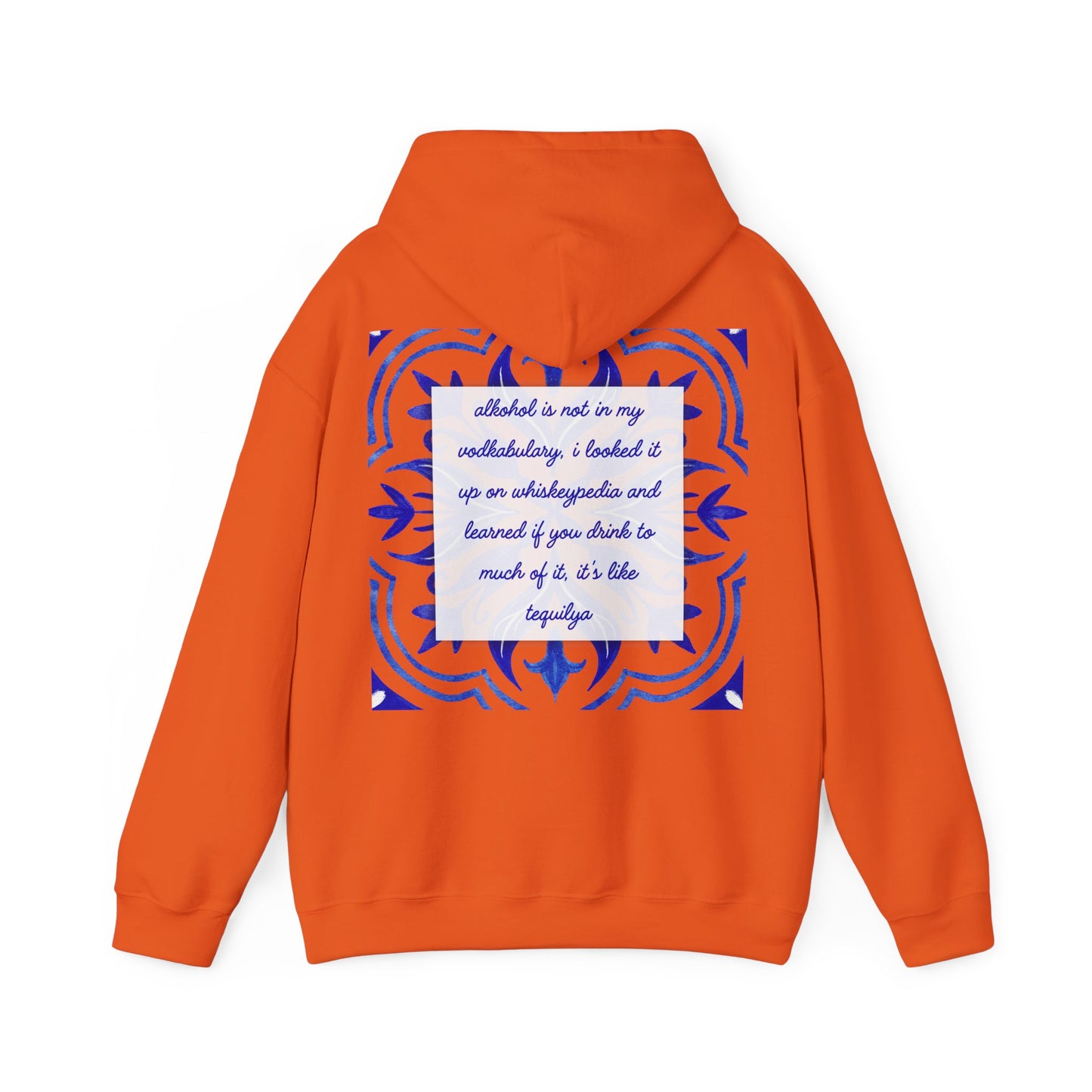 Unisex hooded Sweatshirt 'I looked it up in my vodkabulary'