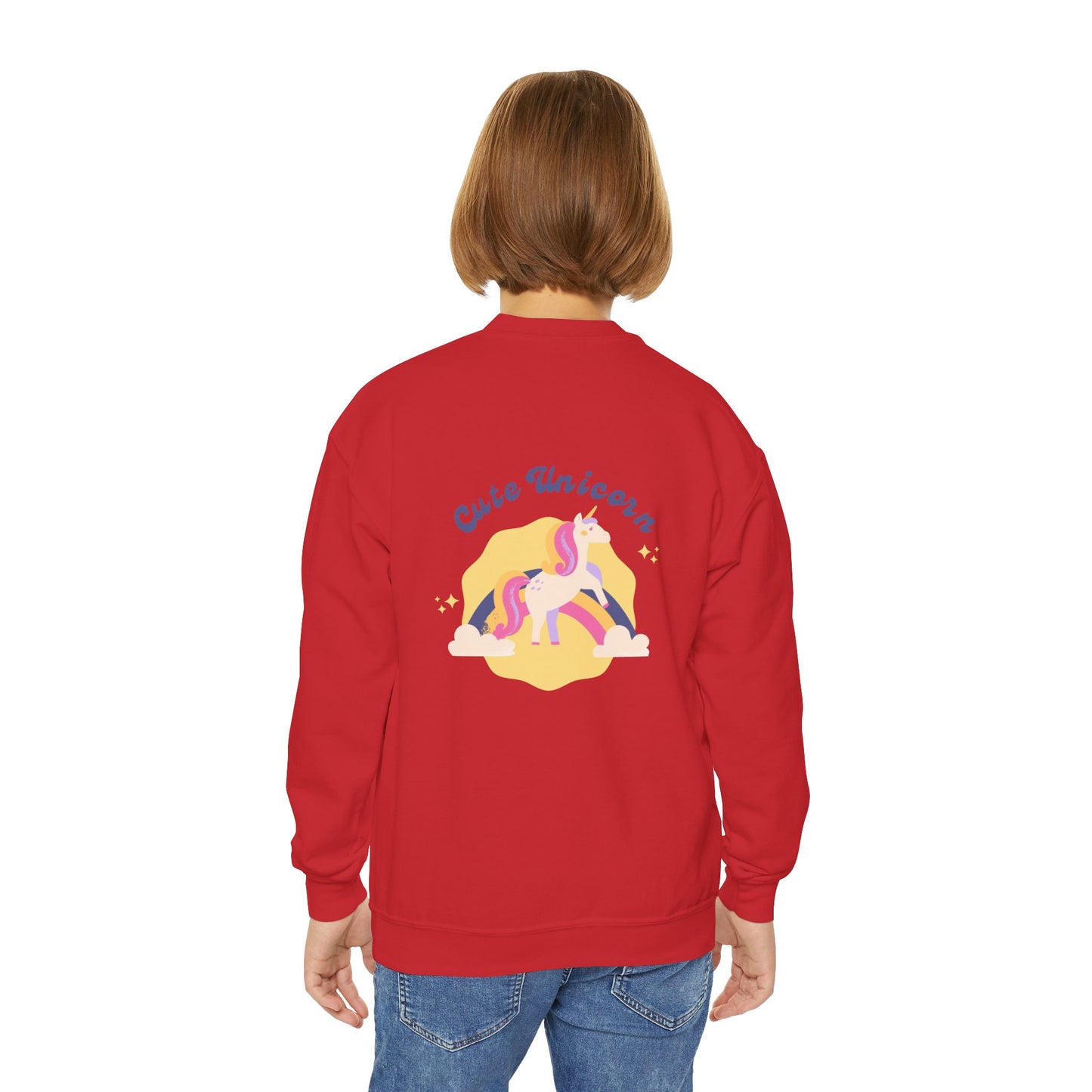 Cute Unicorn Youth Sweatshirt - Cozy & Fun for Kids